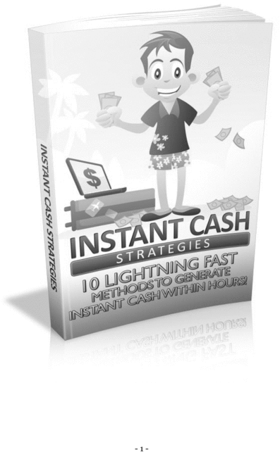Product picture Instant Cash Strategies