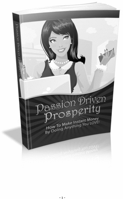 Product picture Passion  Driven Prosperity