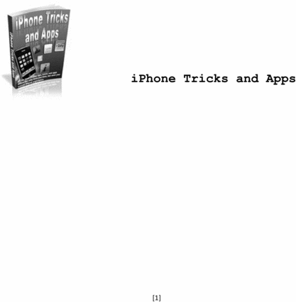 Product picture iPhone Tricks and Apps